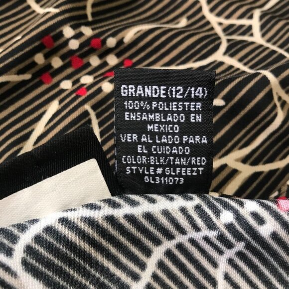 George Floral Sleeveless Top in Brown/Tan - Size Large - Picture 5 of 5